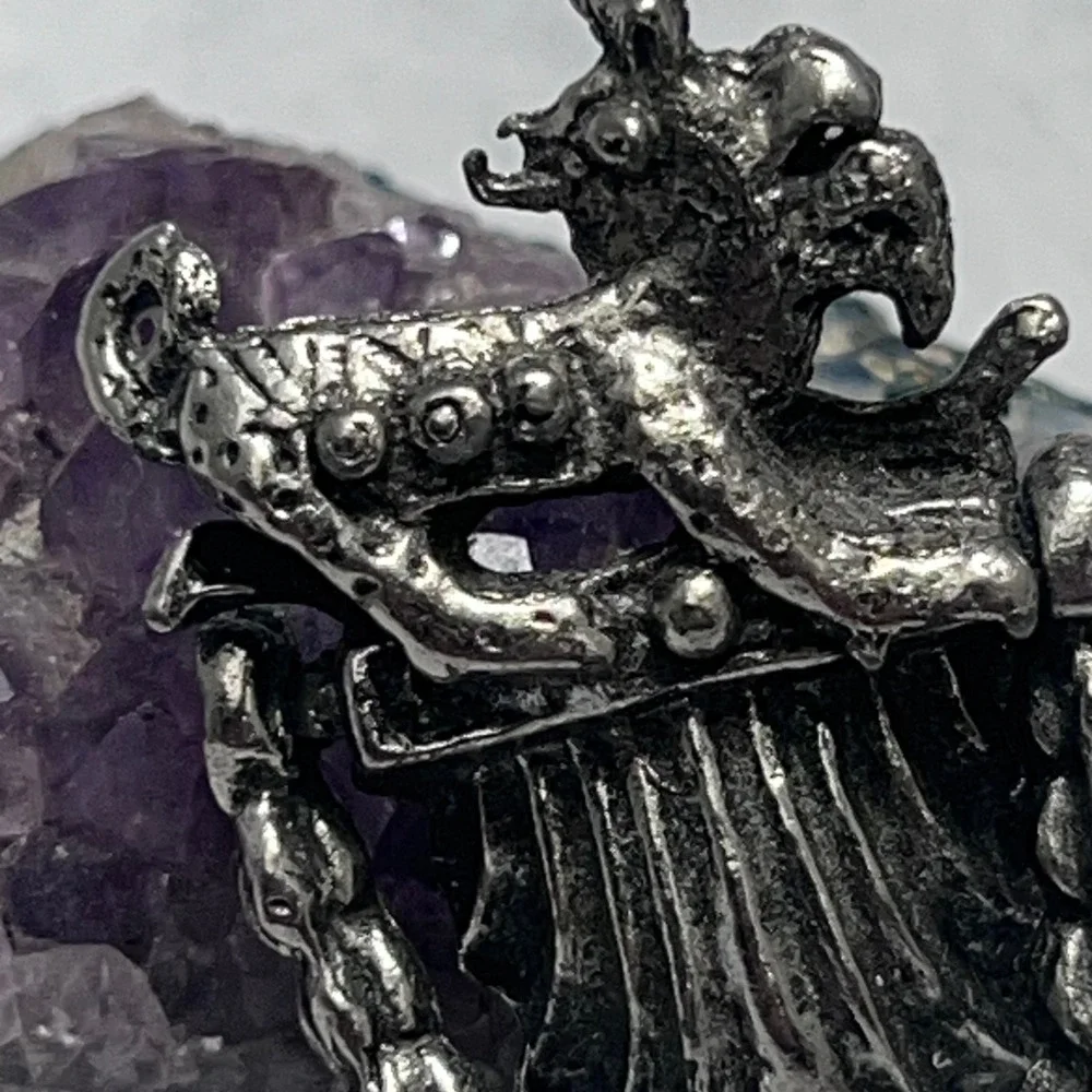 Vintage‎ Dragon Pin Brooch Medieval Fantasy Mythical Creature Jewelry